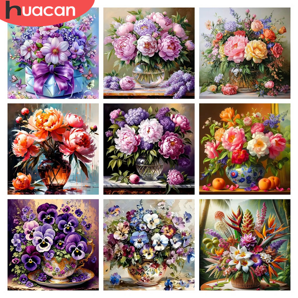 HUACAN 5D Diamond Mozaïek Rose - Resin Art Wallpaper recensie en prijs