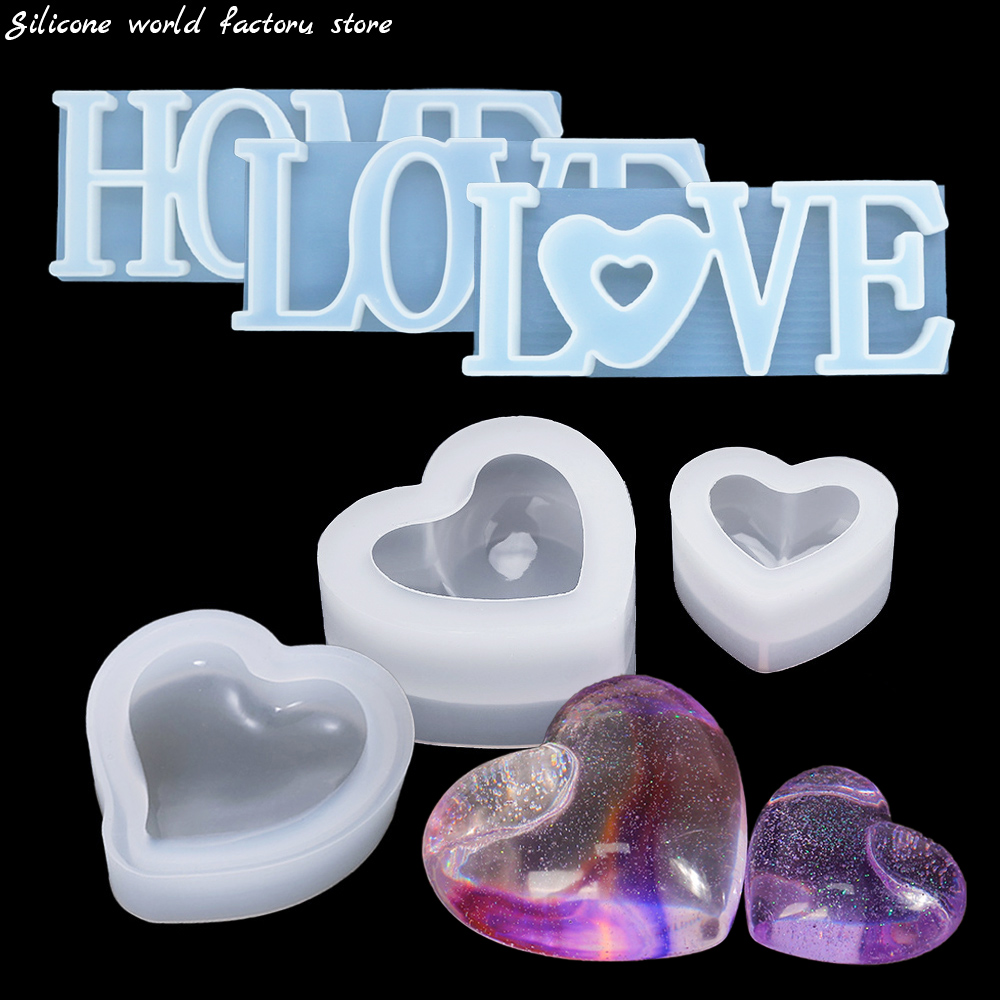 Silicone World 3D Hart Kaars S - Resin Art Alphabet recensie en prijs