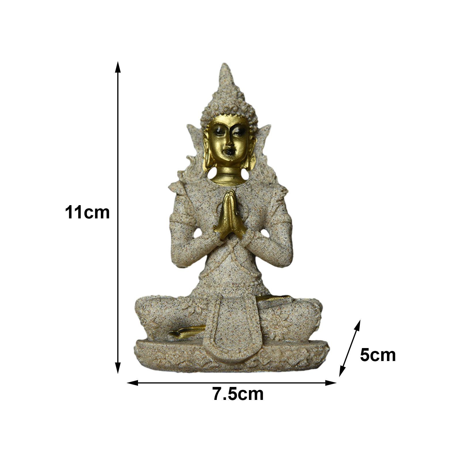 Antiek harsen Boeddhabeeldje v - Resin Art Work recensie en prijs
