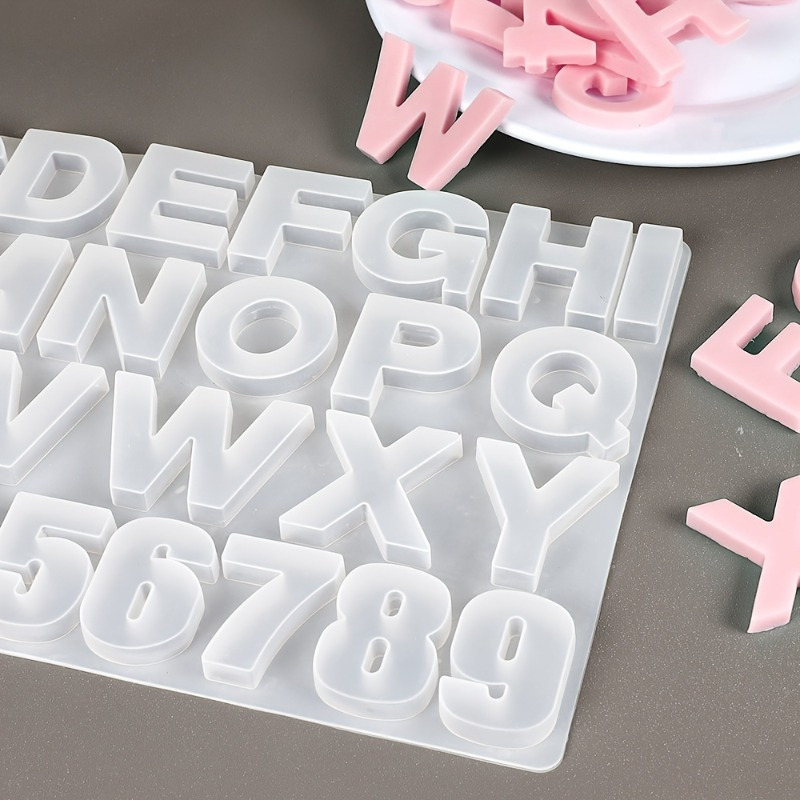 Letter A tot Z hangers silicon - Resin Art Alphabet recensie en prijs