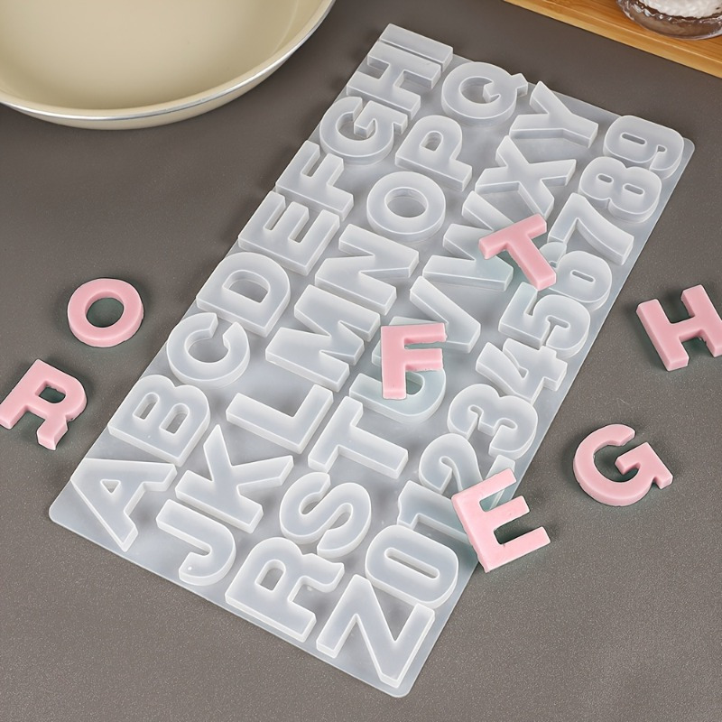 Letter A tot Z hangers silicon - Resin Art Alphabet recensie en prijs