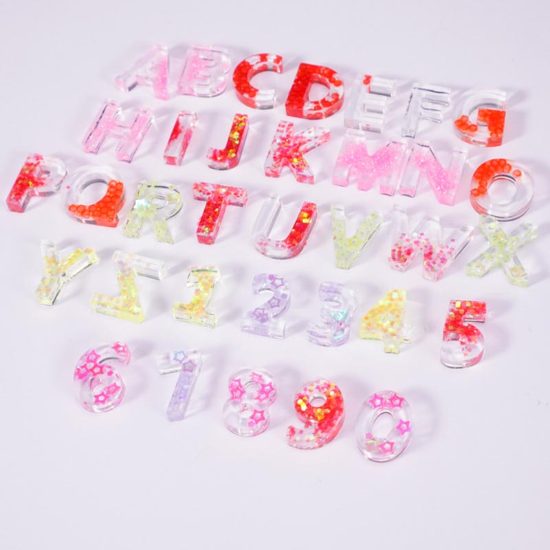 Thuis DIY Decor 1PC Kristal Ep - Resin Art Alphabet recensie en prijs