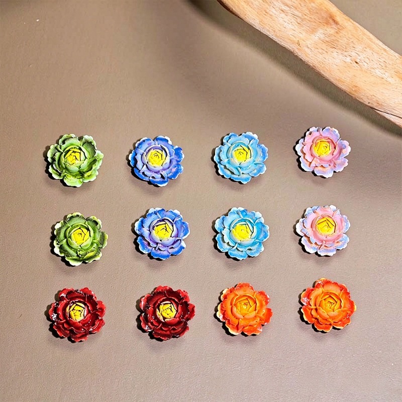 50 stuks gemengde kleuren 3D h - Resin Art Rose recensie en prijs