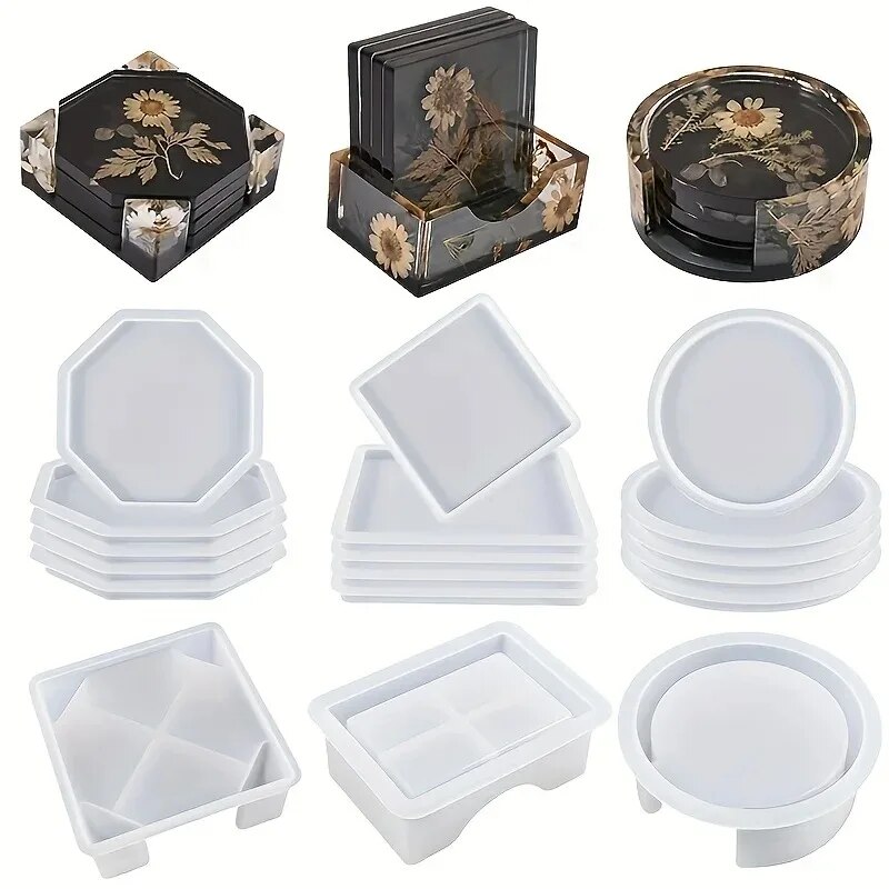 Coaster hars mallen set inclus - Resin Art Case recensie en prijs