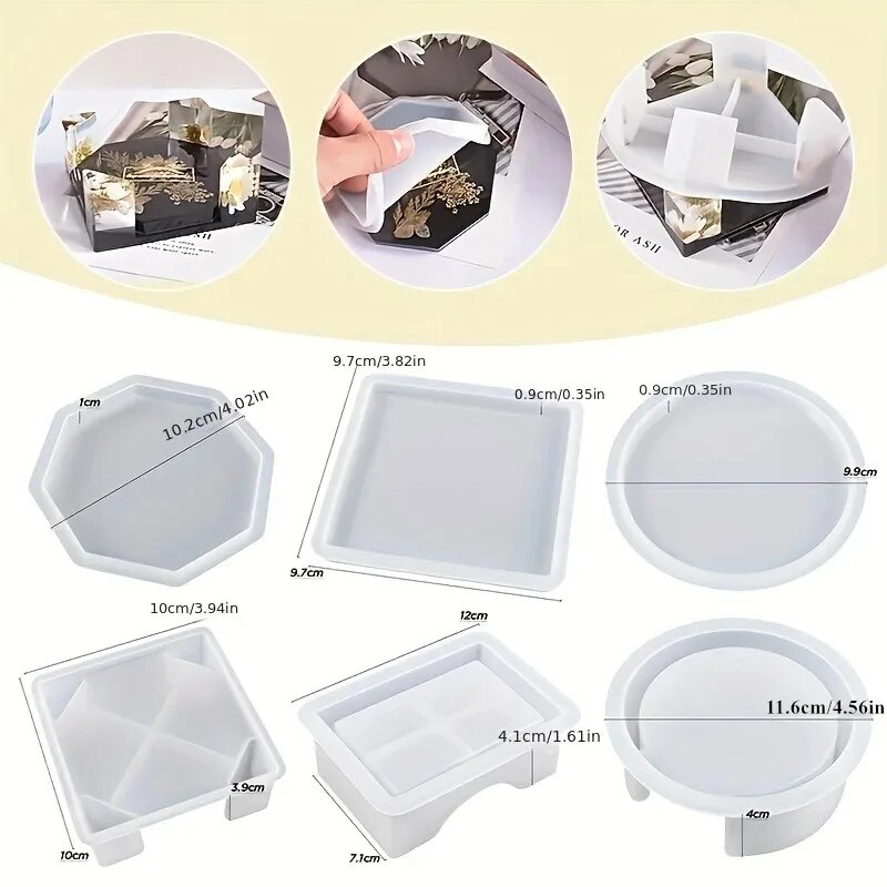 Coaster hars mallen set inclus - Resin Art Case recensie en prijs
